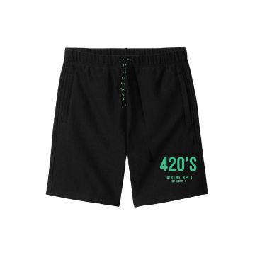 Pantaloni scurti din amestec de bumbac organic Test Subject 1