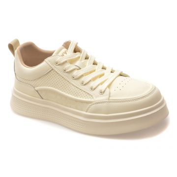 Pantofi sport GRYXX albi, 9253, din piele naturala