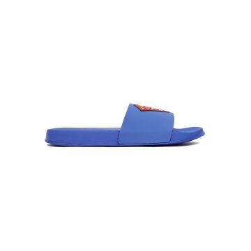 Papuci barbati  albastri - material sintetic - design elegant -
