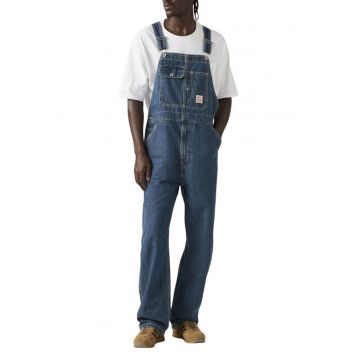 Salopeta din denim cu croiala dreapta