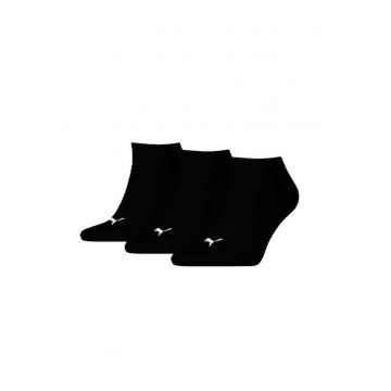 Sosete  pentru Barbati - unisex sneaker plain 3p - 938624-06 - Negru - Negru