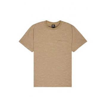 Tricou cu model in dungi din amestec de bumbac