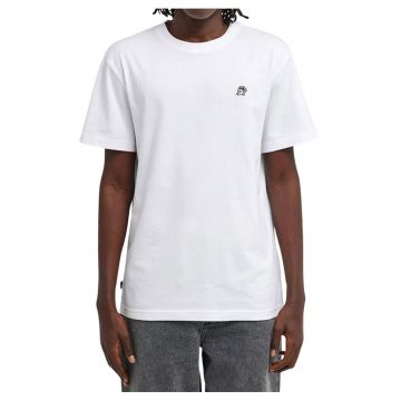 Tricou regular fit cu imprimeu logo si grafic la spate