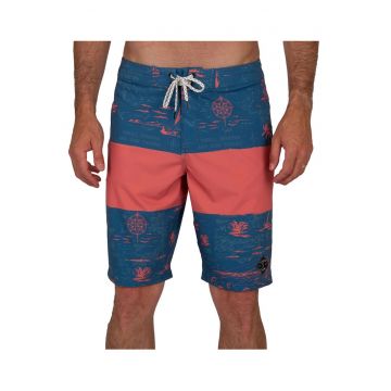 Bermude de baie color block Oxford