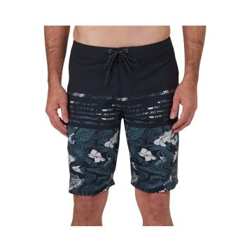 Bermude de baie cu imprimeu tropical Ripple