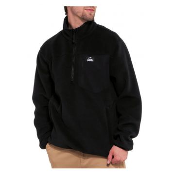 Bluza de trening tip fleece cu fenta cu fermoar