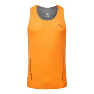 Maiou alergare barbati  Tech Race Vest SS 2025 - Portocaliu