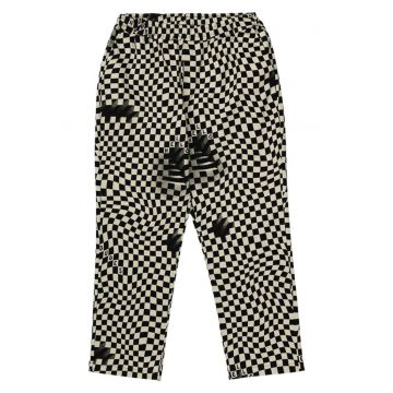 Pantaloni cu imprimeu geometric