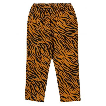 Pantaloni din amestec de bumbac cu animal print