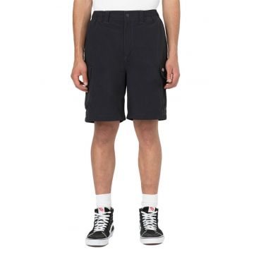 Pantaloni scurti cargo din poliamida cu model uni