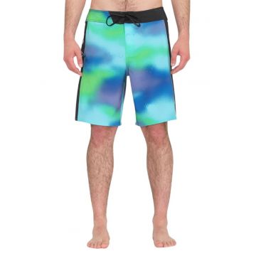 Pantaloni scurti de baie cu banda contrastanta in talie