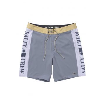 Pantaloni scurti de baie cu benzi cu logo -