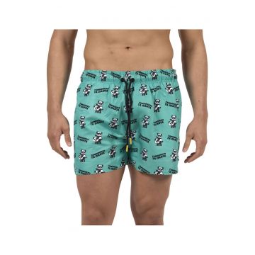 Pantaloni scurti de baie cu imprimeu cu panda