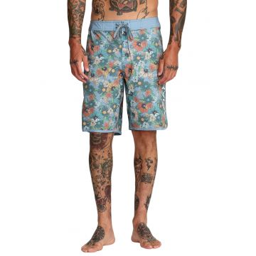 Pantaloni scurti de baie cu imprimeu floral