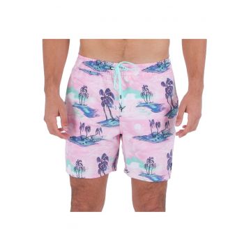 Pantaloni scurti de baie cu imprimeu grafic Cannonball Volley
