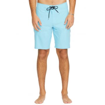 Pantaloni scurti de baie cu snur de ajustare contrastant in talie