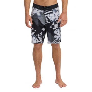 Pantaloni scurti de baie cu snururi si model