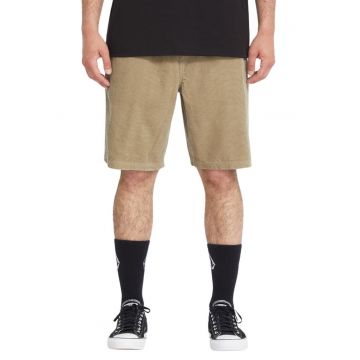 Pantaloni scurti de trening din bumbac cu model decolorat