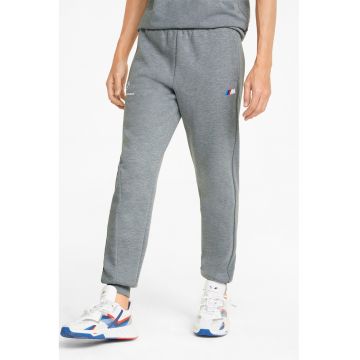 Pantaloni sport regular fit cu buzunare laterale BMW MMS - Gri melange