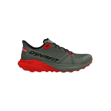 Pantofi alergare trail barbati  Trail - Rosu/Kaki