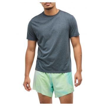 Tricou alergare barbati  GlideTech SS 2025 - Albastru inchis