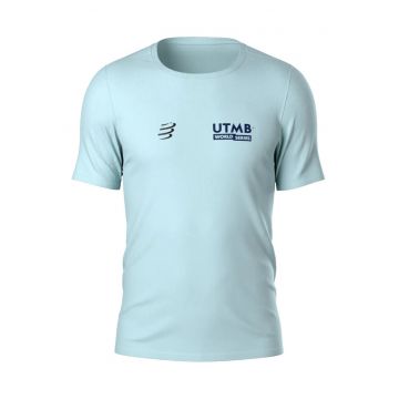 Tricou alergare barbati  UTMB 2025 - Verde deschis