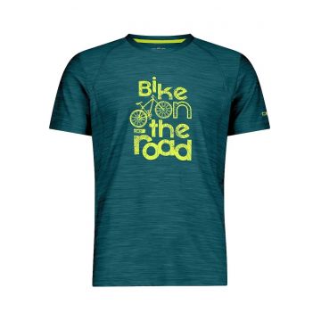 Tricou barbati  39T6547 SS 2025 - Verde inchis
