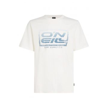 Tricou barbati  Gradient SS 2025 - Alb/Albastru