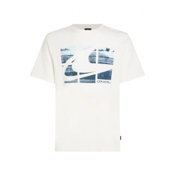 Tricou barbati  Gradient SS 2025 - Alb