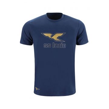 Tricou barbati  S.S. Lazio 125th Anniversary - Auriu/Bleumarin