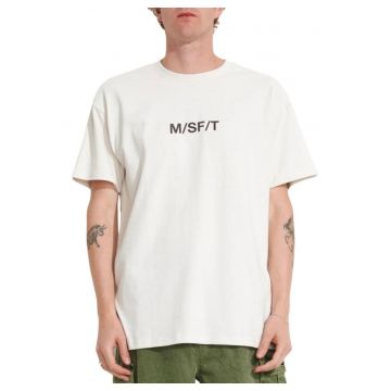 Tricou regular fit din amestec de bumbac cu imprimeu text pe piept
