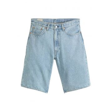 Bermude din denim cu croiala baggy 478