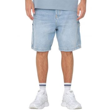 Blugi din denim cu talie medie
