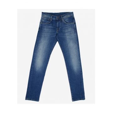 Blugi slim fit din bumbac