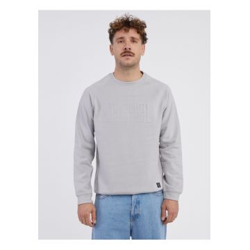 Bluza de trening din bumbac cu decolteu la baza gatului
