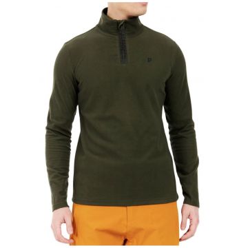 Bluza de trening din fleece cu fenta cu fermoar