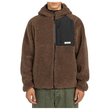 Geaca reversibila cu gluga si fleece sherpa Wolfe