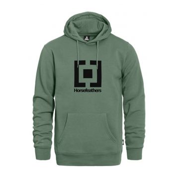 Hanorac cu detaliu logo Leader - Verde feriga - Verde feriga