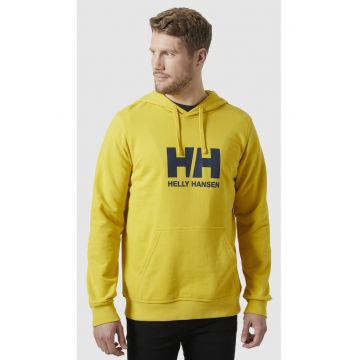 Hanorac din bumbac organic cu logo pe piept