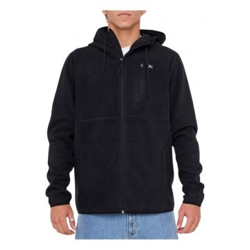 Hanorac fleece cu fermoar si buzunare