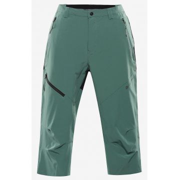 Pantaloni capri cu model colorblock -