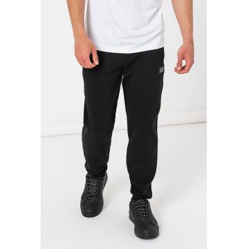 Pantaloni de trening cu talie ajustabila - Negru