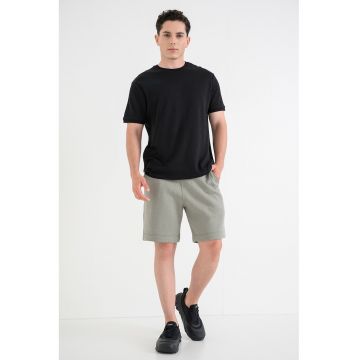 Pantaloni de trening din amestec de bumbac organic Premium Core - Verde fistic