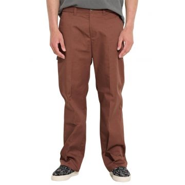 Pantaloni din amestec de bumbac cu buzunare cu refilet pe partea din spate