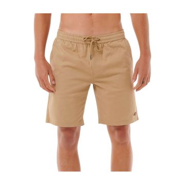 Pantaloni scurți casual din bumbac - Maro