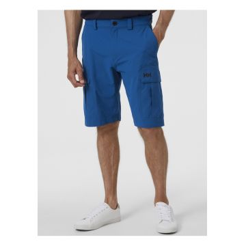 Pantaloni scurti cargo cu model uni si talie medie