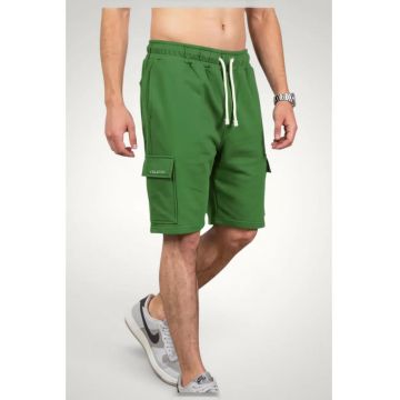 Pantaloni scurti Cargo pentru Barbati din Bumbac premium - Kaki