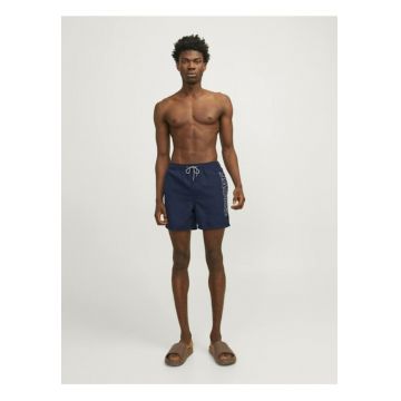 Pantaloni scurti de baie cu logo lateral Fiji -