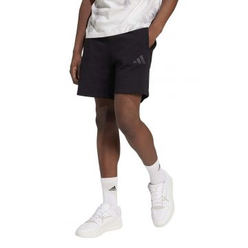 Pantaloni scurti regular-fit din bumbac - Negru