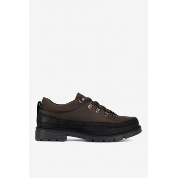 Pantofi barbati  5903419362866 - Piele nabuc - Negru - Negru